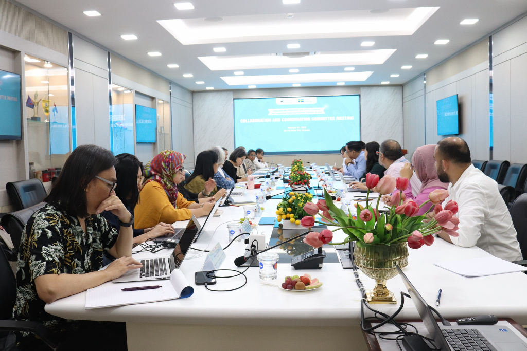 Hội nghị được diễn ra tại phòng A.001, Trường ĐH KHXH&NV, cơ sở Sài Gòn - Ảnh: MINH THƯ