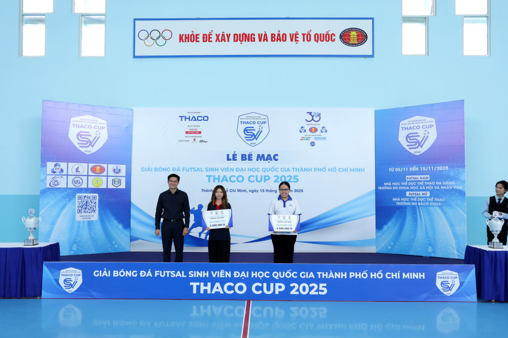 Các giải thưởng khác được BTC trao tặng tại buổi lễ, nhằm ghi nhận tinh thần thi đấu hết mình của các vận động viên tại giải đấu - Ảnh: LÝ NGUYÊN