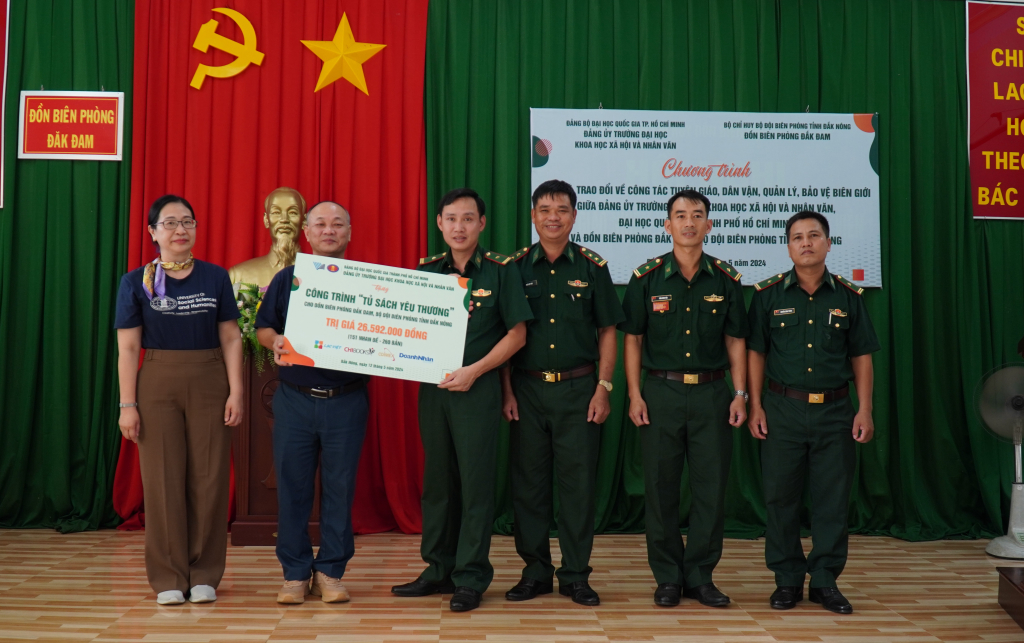 Công trình ý nghĩa được trao tặng cho Đồn biên phòng Đăk Đam