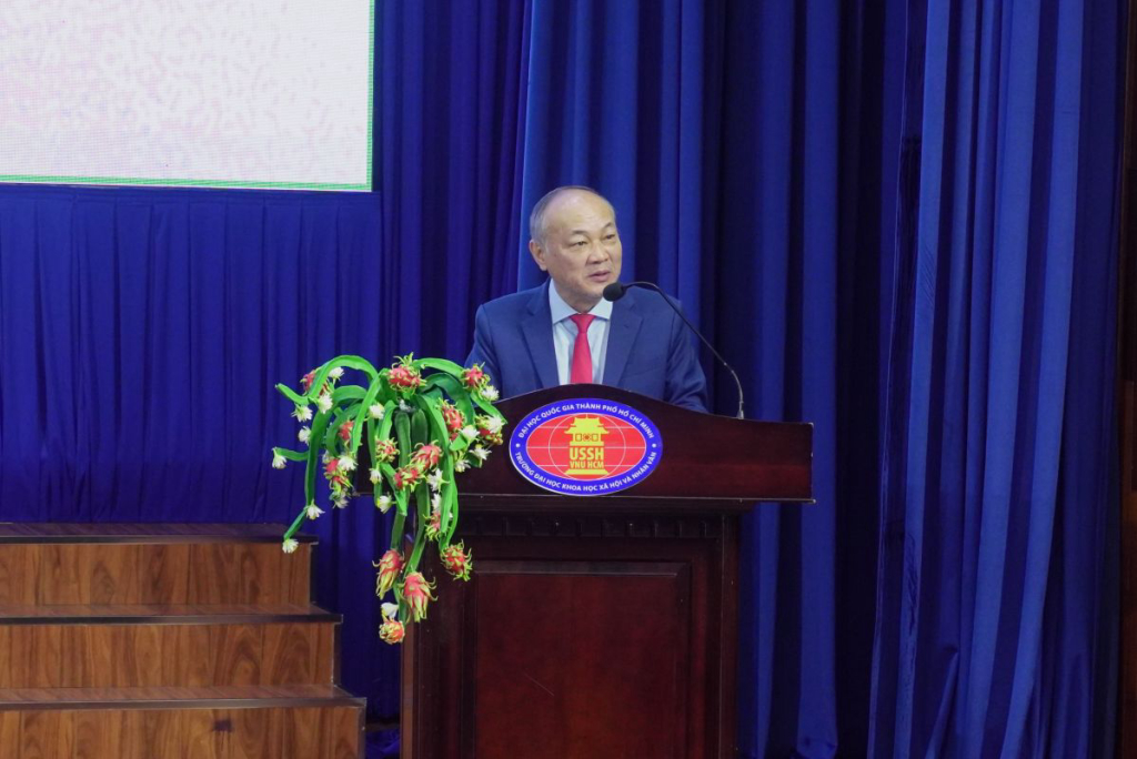 Theo TS. Phan Thanh Định, mạng lưới chăm sóc sức khỏe tinh thần cần mang tính toàn diện, liên kết giữa các trường đại học - Ảnh: THANH KHUÊ