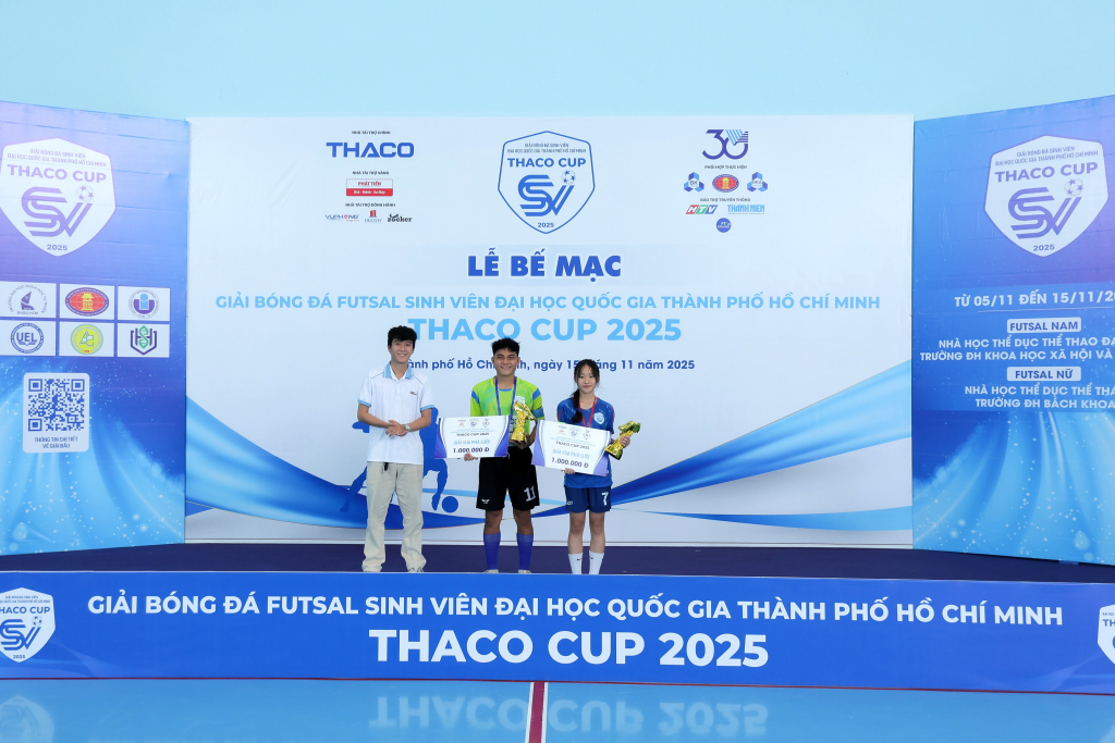 Các giải thưởng khác được BTC trao tặng tại buổi lễ, nhằm ghi nhận tinh thần thi đấu hết mình của các vận động viên tại giải đấu - Ảnh: LÝ NGUYÊN